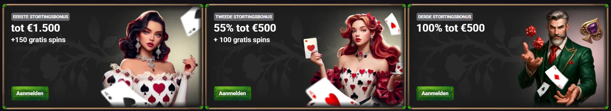 Bonussen bij Winzoria Casino